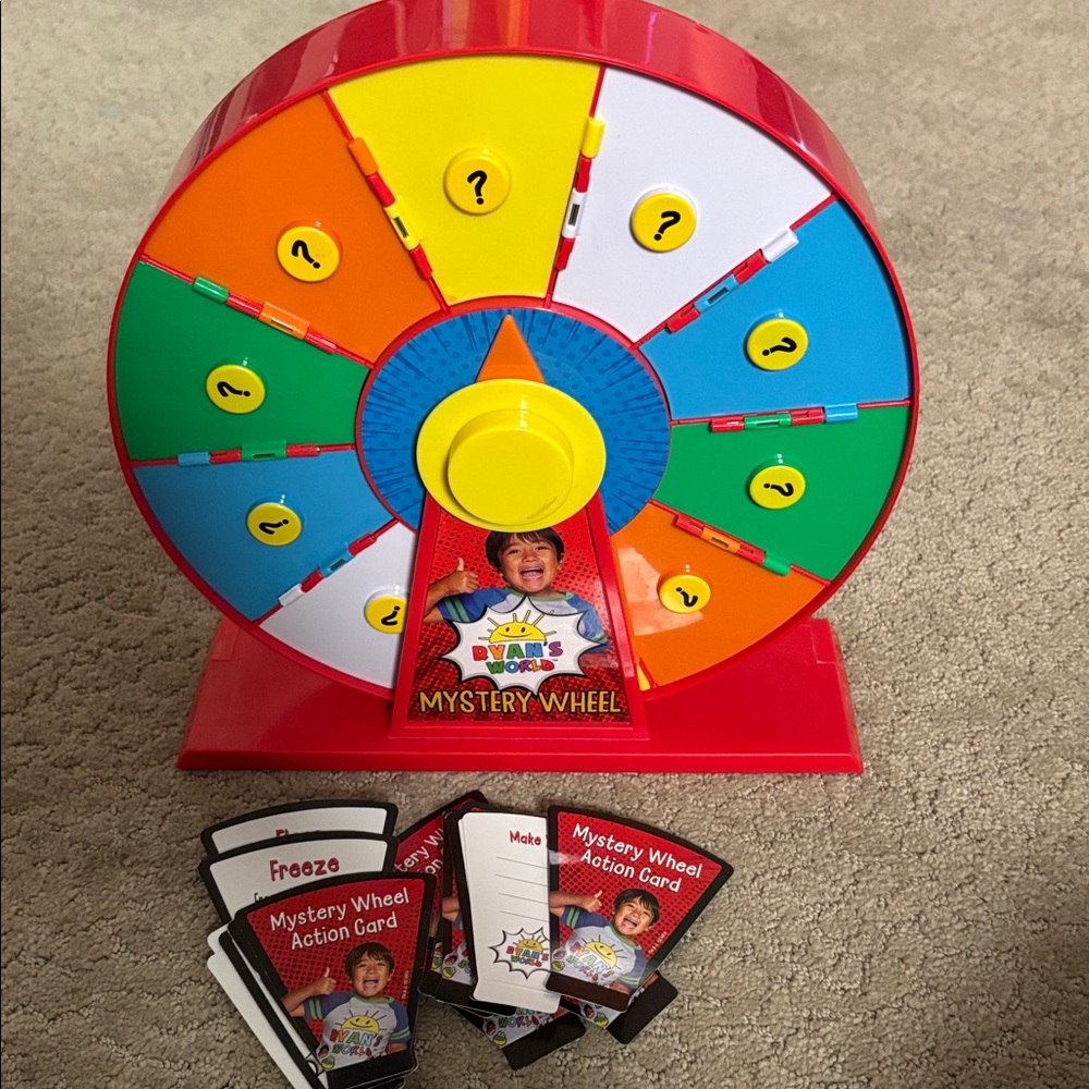 Colorful Mystery Wheel Game for Kids
